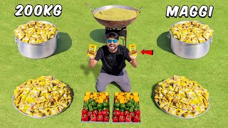 Unlimited Maggi Cooking Challenge – 200Kg🔥