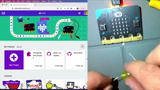 Lighting an LED with a micro:bit