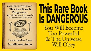 This Rare Book Is Dangerous... You Will Become Too Powerful & The Universe Will Obey