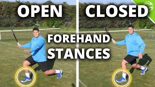 Tennis Forehand Stances - Open vs Closed vs Neutral