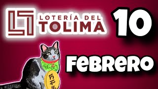 Resultado LOTERIA DEL TOLIMA Lunes 10 de Febrero de 2025