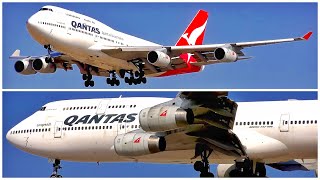 [4K 🎧 ATC INCLUDED] QANTAS BOEING 747-438 (RETIREMENT FLIGHT QF99) LAX ARRIVAL - OCTOBER 2019