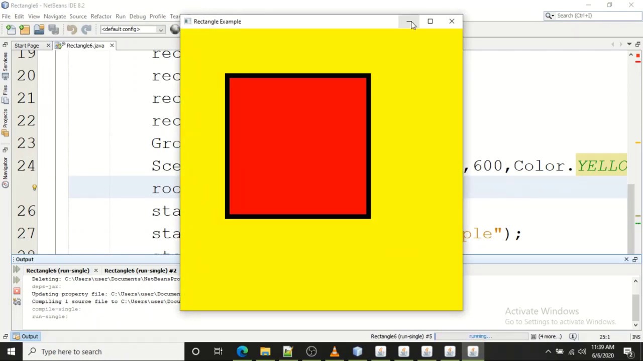Javafxsetclip Javafx Tutorial