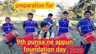 Preparation forFoundation day of team punsa:né appun || flute song by dipen kaman ||gumrag so:man