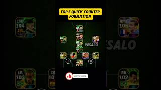 Top 5 Best Quick Counter Formation/ New Update v4.3.0 #shortvideo