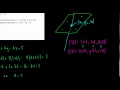 Vector Planes - Video 5/6 - Point of Intersection between a Line and a Plane