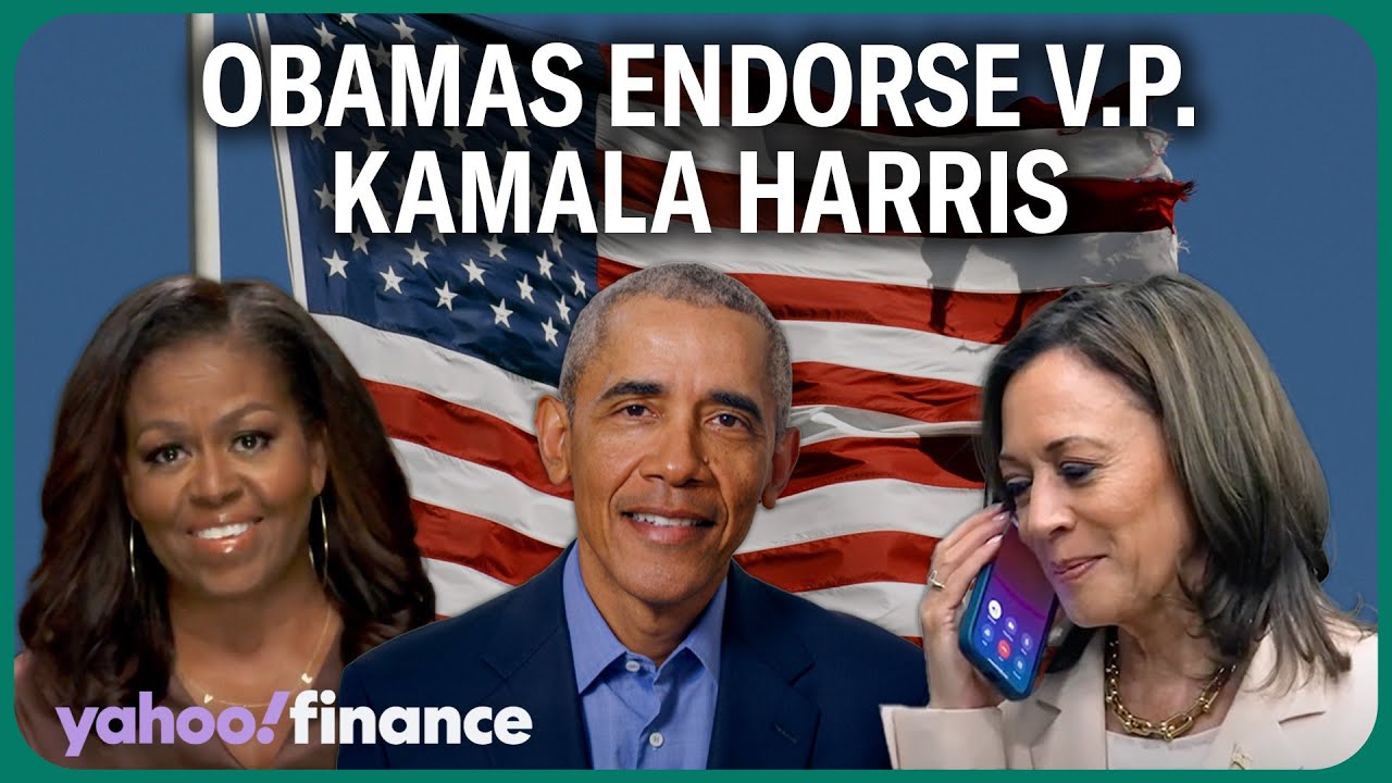 Barack And Michelle Obama Endorse Kamala Harris - YouTube