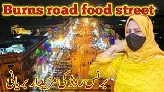 Burns road food street Karachi || Food centre || Babu bun kabab || Pakistani and indian food