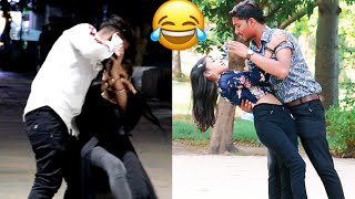 Romantic Accidentally Takkar Prank On 🥰 Cute Girls | epic reaction 😱 | Loverr Rakesh