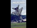 A MIG29 Fulcrum crashes at the Paris Air Show In 1989. No Casualty! Last Second Ejection