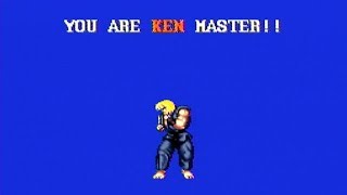 【SFC】ストⅡターボ　ダッシュモード　ケン　レベル8　ノーミスクリア　Street Fighter 2 Turbo　Champion Edition　Ken　Hardest