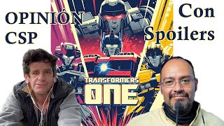 Transformers Uno - CSP - Opinión con Spoilers.