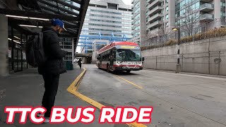 TTC 996 Wilson Express Bus Ride from Scarborough Centre Station to York Mills Station