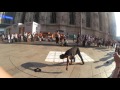 breakdance in milan. artisti di strada test canon legria mini all aperto