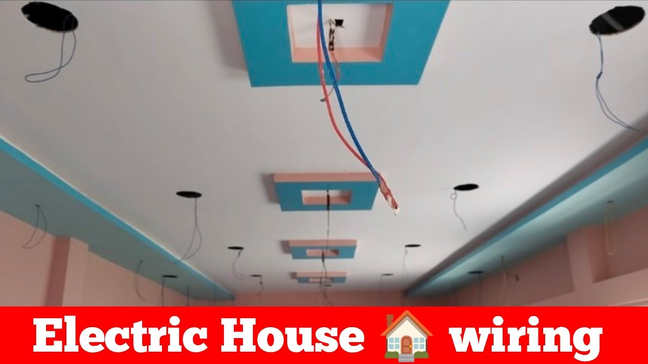 How To Install Led Panel Light In Ceiling / Electric House Wiring ...