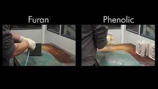 Postfinish Furan vs Phenolic Sand molds