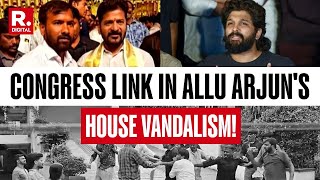 Congress Link Surfaces In Attack On Allu Arjun's Residence, Vandal Seen With CM Revanth Reddy