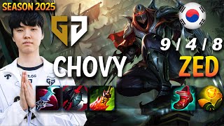 GEN Chovy ZED vs VIKTOR Mid - Patch 15.3 KR Ranked | lolrec