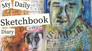 How I Visual Journal in a Daily Agenda