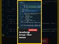 Delete Array Element (Filter JavaScript), JavaScript in Telugu, Javascript Tutorial For Beginners