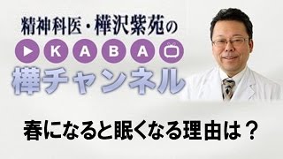 春になると眠くなる理由は？【精神科医・樺沢紫苑】