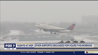 Flights at MSP Airport, across US resuming after being grounded