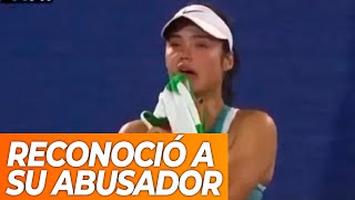 TERRIBLE: TENISTA RECONOCIÓ A SU ABUSADOR EN LA TRIBUNA Y ROMPIÓ EN LLANTO