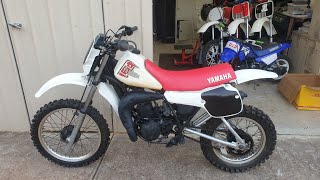 Yamaha 1982 YZ80J, VMX, first checks on bike, restoration