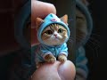 omg🙊 the smallest kitten ever🧐 adorable furry friend on fingers 🐱✨ cat cute shorts shortvideo