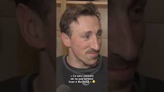 Brad Marchand a hâte de ne PAS se faire huer à Montréal lors de la Confrontation des 4 nations!😅