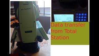 Transfer data from TS  || HI-Target  HTS-420R to excel and autocad