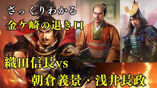 ざっくりわかる金ケ崎の退き口　織田信長対朝倉義景・浅井長政　#歴史  #日本史 #信長の野望