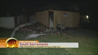 Unattended Cigarette Sparks Garage Fire At South Sacramento Home