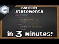 C switch statements 🔽