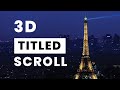 3D Tilted Scroll Effect | Jquery Plugins Tutorial