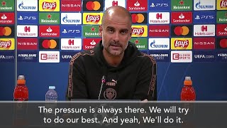 Pep Guardiola Admits Champions League Pressure Is Constant For Man City