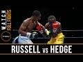 Russell vs Hedge FULL FIGHT: June 28, 2016 - PBC on FS1