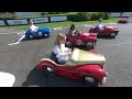 kids pedal car chaos 2023 settrington cup pt1 full race goodwood revival