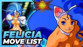 FELICIA MOVE LIST - Vampire Savior: Lord of Vampire (VSAV / Darkstalkers 3)