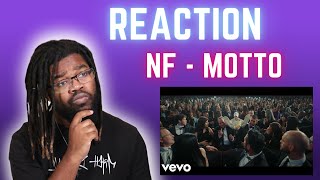 He Dropped on my BIRTHDAY?!?! NF - MOTTO (Reaction)