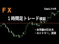 【FX】１時間足トレードの検証「Case1：ドル円2021/1-4月」【ダウ理論、水平線】