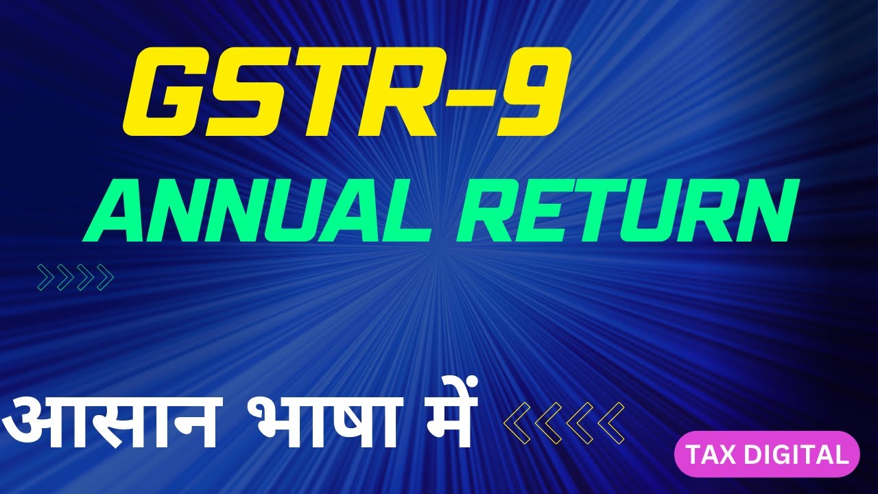 How To File GSTR-9 Online Mode| FY 2022-23 | GST Annual Return Filing ...