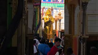 ஆஞ்சநேயருக்கு கஸ்தூரி மஞ்சள் அபிஷேகம் #god #anjaneyartemple