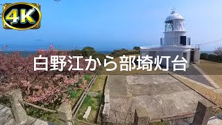 【2023年3月】門司区白野江から部埼灯台まで歩いてみた【4K】