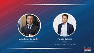 Fireside Chat with Volodymyr Zelenskyy: Aspen Security Forum 2023