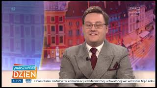 Warszawski Dzień - dr Maciej Klociński opowiada o Orkiestrze z Chmielnej, 26.11.2023 r. TVP3