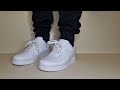 nike air force 1 07 fresh triple white unboxing and on foot review