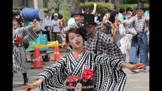 20190824原宿表参道元氣祭スーパーよさこい2019（ぬまづ熱風舞人）【ＨＤ・原画４Ｋ】