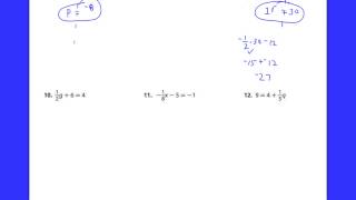 PreAlg 8-2 Two Step Equations Part 2