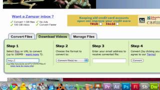 Download videos from any website and convert any files using zamzar